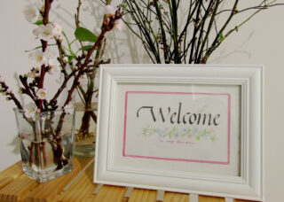 サークルきらら【手書きの花で飾る「Welcome card」作り】