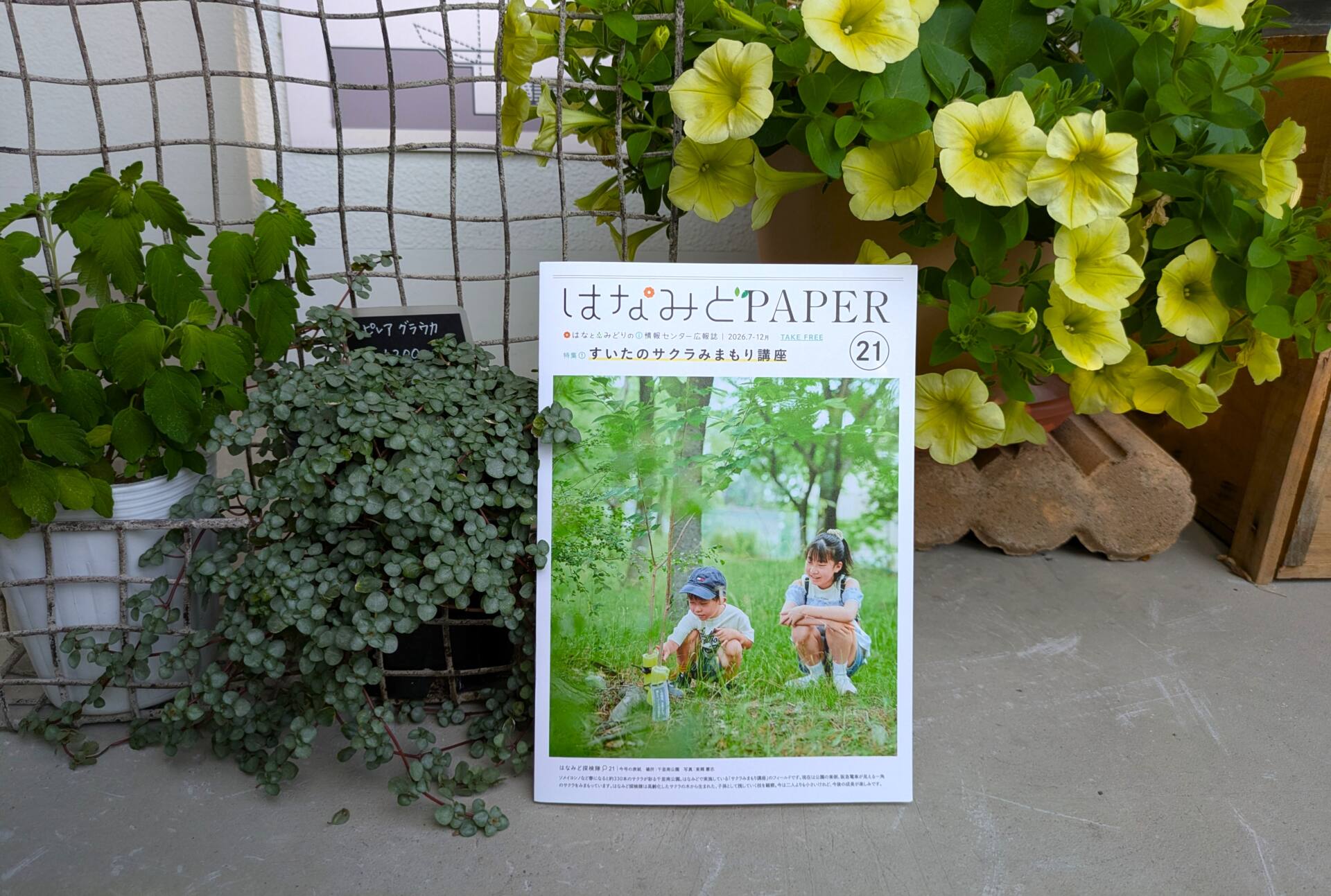 広報誌「はなみどPAPER vol.21」完成！